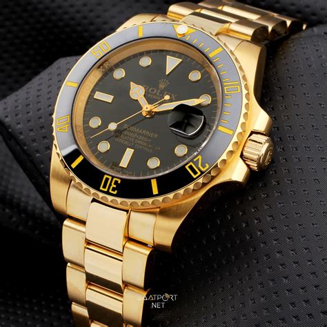 rolex submariner gold quadrante|rolex submariner all gold price.